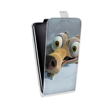 Дизайнерский вертикальный чехол-книжка для Samsung Galaxy S6 Edge Ледниковый период (на заказ)