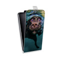 Дизайнерский вертикальный чехол-книжка для Alcatel OneTouch Pop Star Собаки