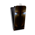 Дизайнерский вертикальный чехол-книжка для Alcatel One Touch Hero Железный человек