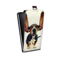 Дизайнерский вертикальный чехол-книжка для Alcatel Shine Lite Собаки