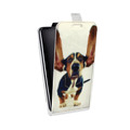 Дизайнерский вертикальный чехол-книжка для HTC Desire Eye Собаки