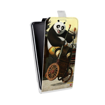 Дизайнерский вертикальный чехол-книжка для Iphone 7 Plus / 8 Plus Кунг-Фу Панда (на заказ)