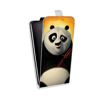 Дизайнерский вертикальный чехол-книжка для Huawei P Smart Кунг-Фу Панда (на заказ)