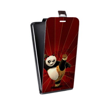 Дизайнерский вертикальный чехол-книжка для HTC One Mini Кунг-Фу Панда (на заказ)