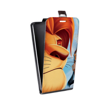 Дизайнерский вертикальный чехол-книжка для Iphone 7 Король Лев (на заказ)