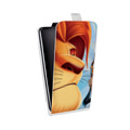 Дизайнерский вертикальный чехол-книжка для Xiaomi Mi4S Король Лев