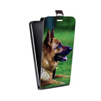 Дизайнерский вертикальный чехол-книжка для Samsung Galaxy S6 Edge Собаки (на заказ)
