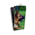 Дизайнерский вертикальный чехол-книжка для LG V20 Собаки