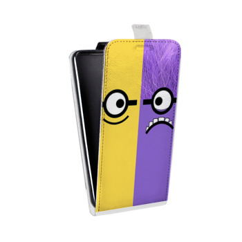 Дизайнерский вертикальный чехол-книжка для Iphone Xs Max Миньоны (на заказ)