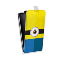 Дизайнерский вертикальный чехол-книжка для Alcatel Pop 4 Миньоны