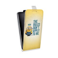 Дизайнерский вертикальный чехол-книжка для Asus ZenFone Live Миньоны