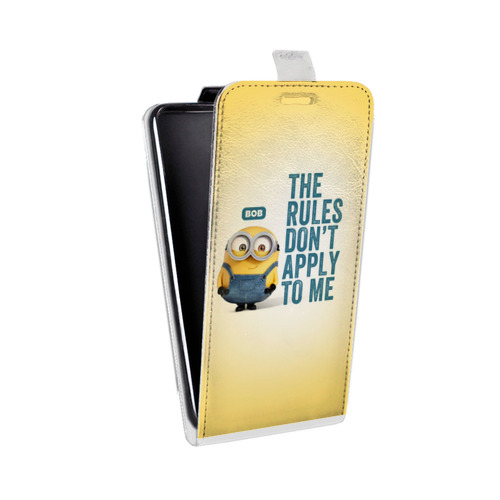 Дизайнерский вертикальный чехол-книжка для Iphone Xr Миньоны