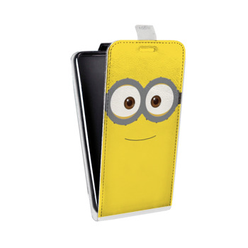 Дизайнерский вертикальный чехол-книжка для Iphone 5s Миньоны (на заказ)
