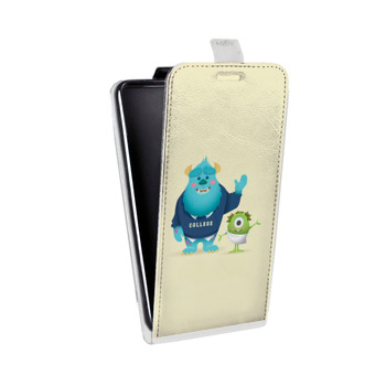 Дизайнерский вертикальный чехол-книжка для Samsung Galaxy J1 mini Prime (2016) Коорпорация монстров (на заказ)