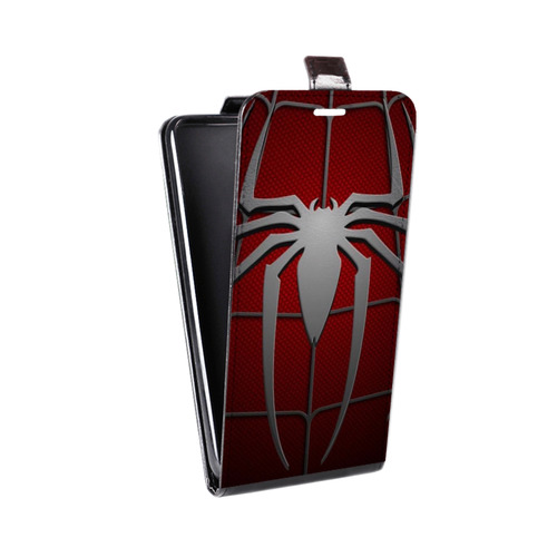 Дизайнерский вертикальный чехол-книжка для HTC Desire 601 Человек-паук
