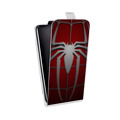 Дизайнерский вертикальный чехол-книжка для Samsung Galaxy Grand Человек-паук