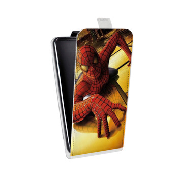 Дизайнерский вертикальный чехол-книжка для Realme 5 Pro Человек-паук (на заказ)