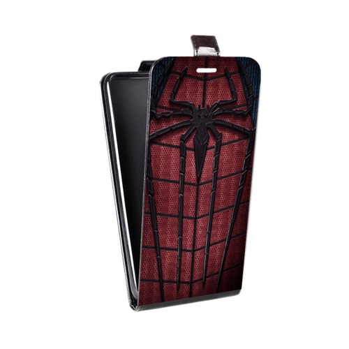 Дизайнерский вертикальный чехол-книжка для LG K8 Человек-паук