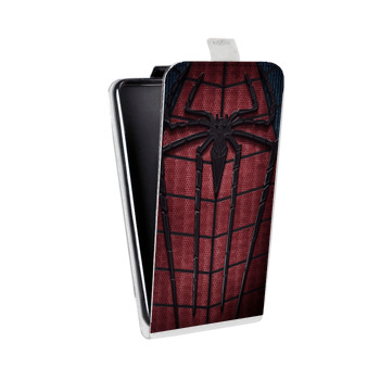 Дизайнерский вертикальный чехол-книжка для Samsung Galaxy S6 Edge Человек-паук (на заказ)