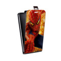 Дизайнерский вертикальный чехол-книжка для Alcatel Pop 4 Человек-паук