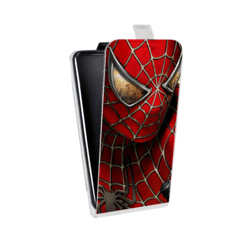 Дизайнерский вертикальный чехол-книжка для Sony Xperia Z3 Человек-паук (на заказ)