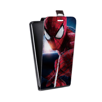 Дизайнерский вертикальный чехол-книжка для Samsung Galaxy S8 Plus Человек-паук (на заказ)