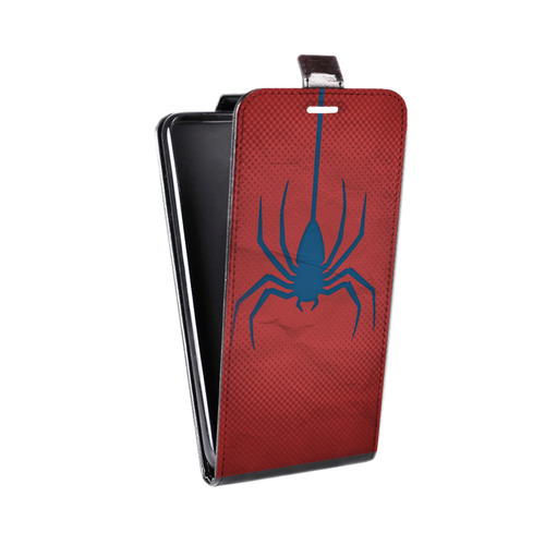 Дизайнерский вертикальный чехол-книжка для Samsung Galaxy A8 Человек-паук