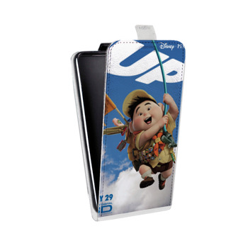 Дизайнерский вертикальный чехол-книжка для Samsung Galaxy S6 Edge Вверх (на заказ)