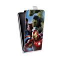 Дизайнерский вертикальный чехол-книжка для Iphone 11 Pro Мстители