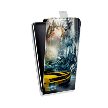 Дизайнерский вертикальный чехол-книжка для Samsung Galaxy S6 Edge Трансформеры (на заказ)
