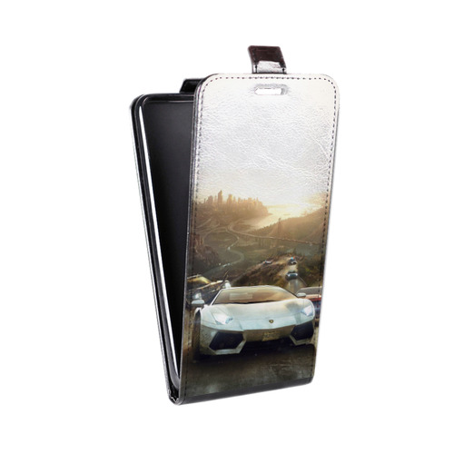 Дизайнерский вертикальный чехол-книжка для Sony Xperia XZ2 Compact Форсаж