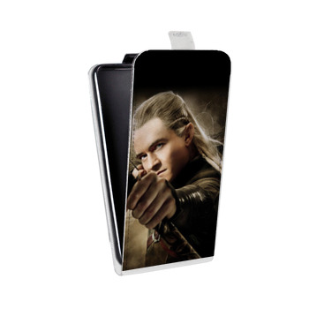 Дизайнерский вертикальный чехол-книжка для Iphone 5s Хоббит (на заказ)