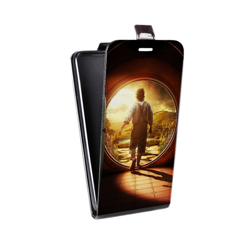 Дизайнерский вертикальный чехол-книжка для Microsoft Lumia 550 Хоббит