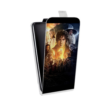 Дизайнерский вертикальный чехол-книжка для Samsung Galaxy Core Lite Хоббит (на заказ)