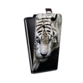 Дизайнерский вертикальный чехол-книжка для HTC Desire 728 Тигры