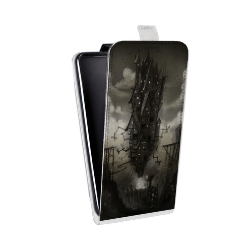 Дизайнерский вертикальный чехол-книжка для Motorola Moto E5 Plus Alice Madness Returns