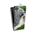 Дизайнерский вертикальный чехол-книжка для Samsung Galaxy A30 Тигры