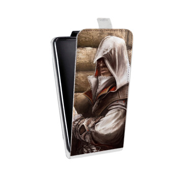 Дизайнерский вертикальный чехол-книжка для Sony Xperia XZ Premium Assassins Creed (на заказ)