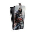 Дизайнерский вертикальный чехол-книжка для Huawei Honor 6 Plus Assassins Creed