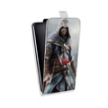 Дизайнерский вертикальный чехол-книжка для HTC Desire 530 Assassins Creed