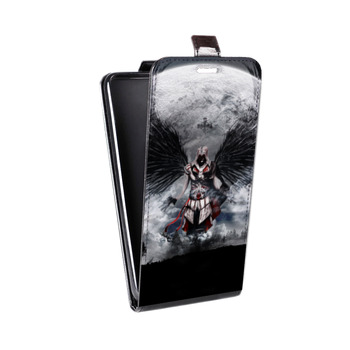 Дизайнерский вертикальный чехол-книжка для Alcatel One Touch Pop D5 Assassins Creed (на заказ)