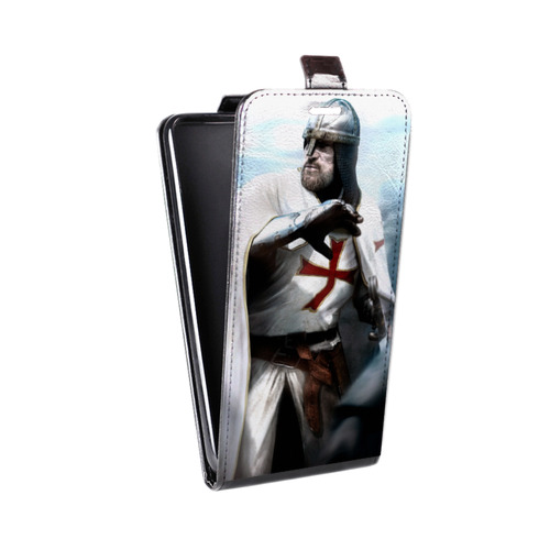 Дизайнерский вертикальный чехол-книжка для Microsoft Lumia 950 Assassins Creed