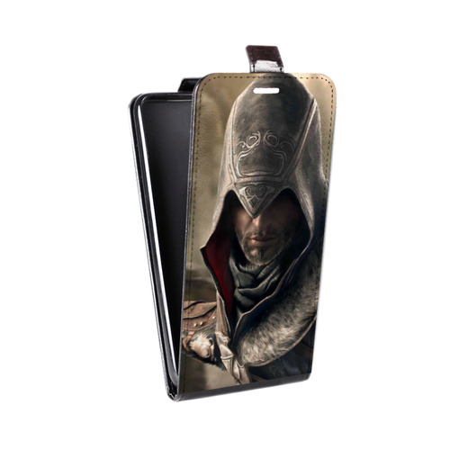 Дизайнерский вертикальный чехол-книжка для Huawei Mate 30 Assassins Creed