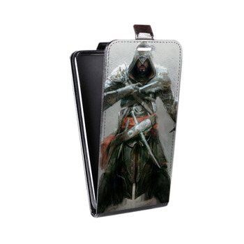 Дизайнерский вертикальный чехол-книжка для Sony Xperia XZ Premium Assassins Creed (на заказ)