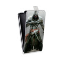Дизайнерский вертикальный чехол-книжка для HTC Desire 400 Assassins Creed