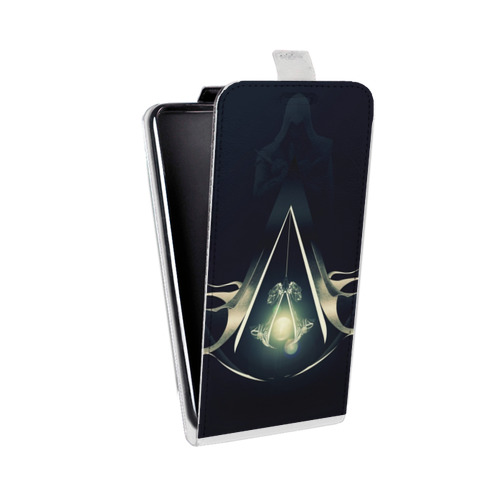 Дизайнерский вертикальный чехол-книжка для LG K10 (2017) Assassins Creed
