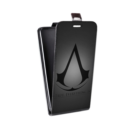 Дизайнерский вертикальный чехол-книжка для HTC One A9S Assassins Creed