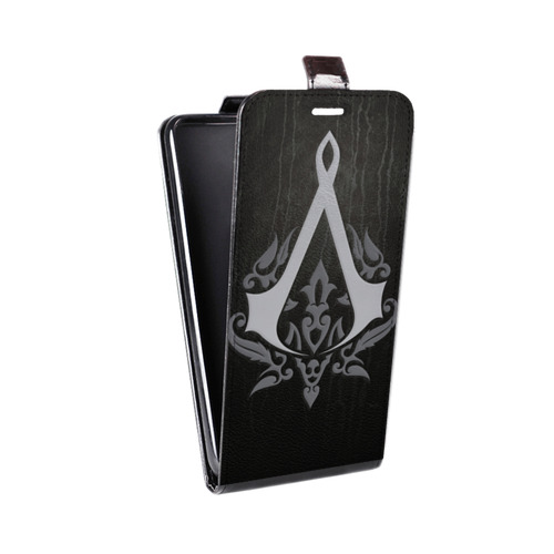 Дизайнерский вертикальный чехол-книжка для Alcatel One Touch Idol X Assassins Creed