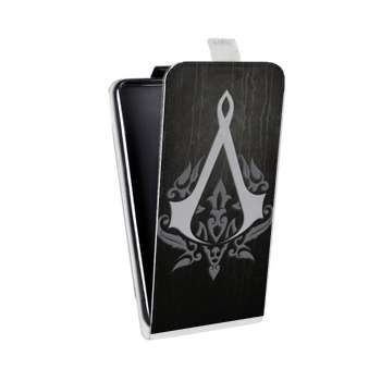 Дизайнерский вертикальный чехол-книжка для Samsung Galaxy S6 Edge Assassins Creed (на заказ)