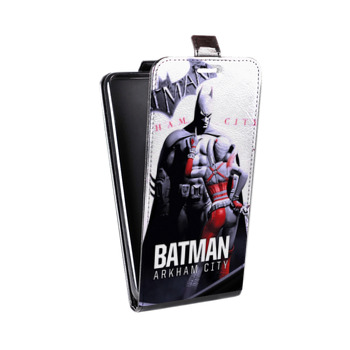 Дизайнерский вертикальный чехол-книжка для Huawei Honor 8 Batman игра (на заказ)
